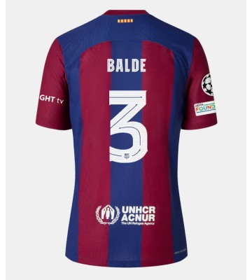 Barcelona Alejandro Balde #3 Hemmatröja Kvinnor 2023-24 Kortärmad